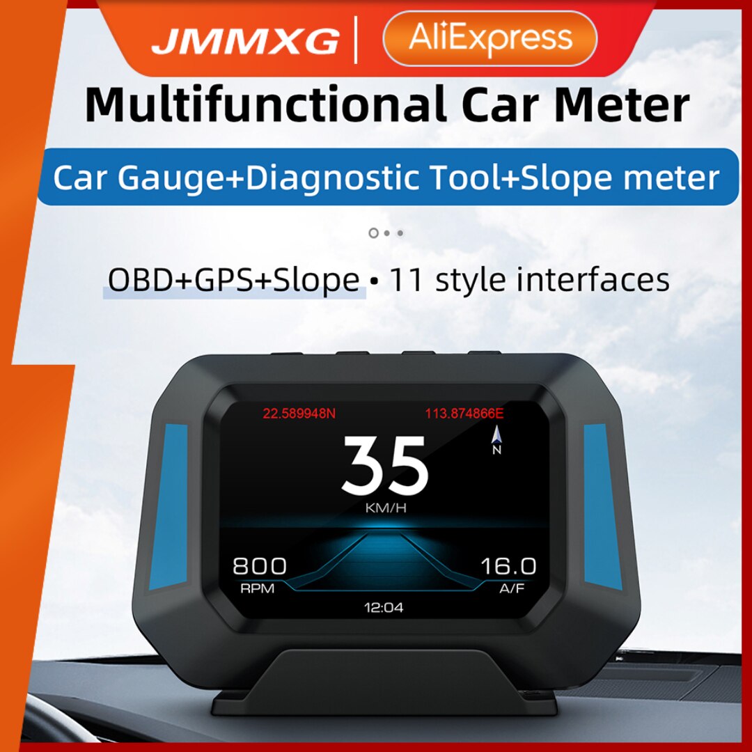 JMXG OBD2 GPS HUD   ÷ ,  ڵ OBD ӵ,  , 4x4 ε ڵ ׼